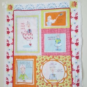 Fabric Quilting Squares Cardigan Girls by Monica Lee DIY Projects Cotton